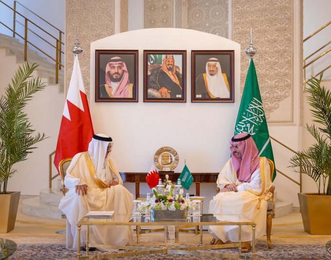 Saudi and Bahraini FMs discuss US-Iran talks during Riyadh meeting