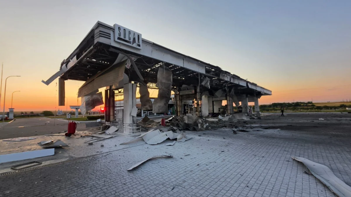 SOCAR's fuel station in Mykolaiv Oblast hit by drone strike