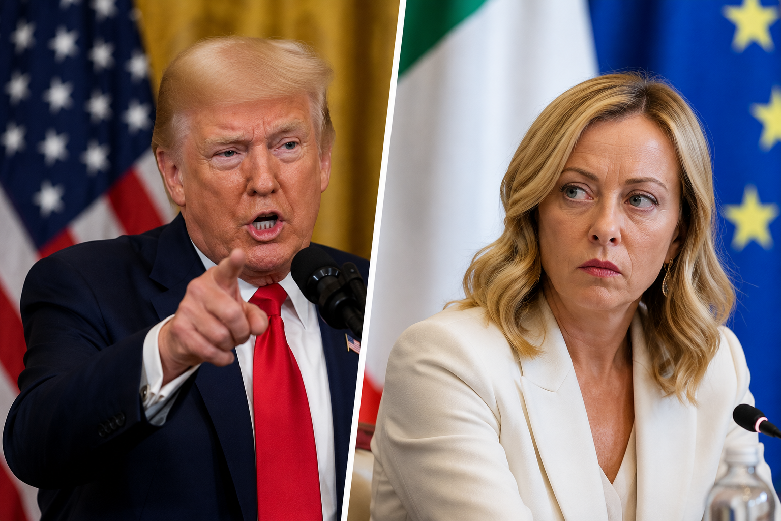 Trump Escalates Public Feud With Italy’s Meloni Ahead of NATO Summit