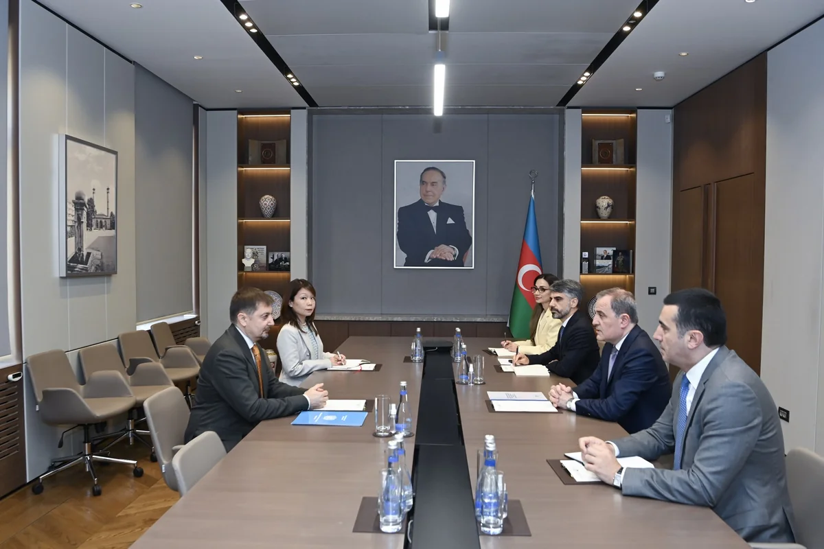 Azerbaijan FM, New UN Resident Coordinator Hold Talks on Regional Security | PHOTOS