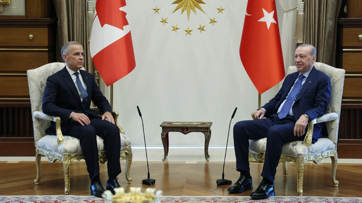 Ərdoğan Kanadanın Baş naziri Karnini qəbul etdi - FOTO