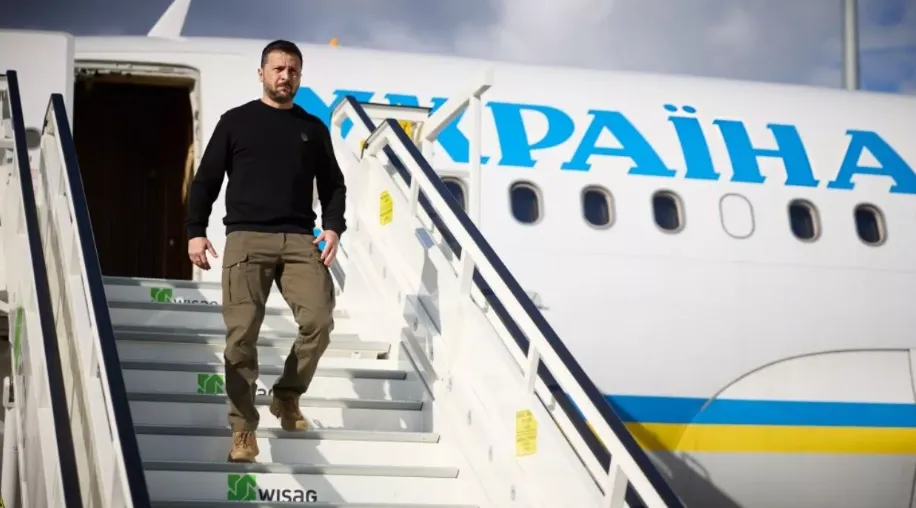Zelenskyy arrives in Ankara for NATO summit