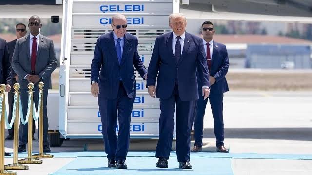 Turkish President Erdogan welcomes Trump in Ankara - <span class="text-danger">UPDATED</span>