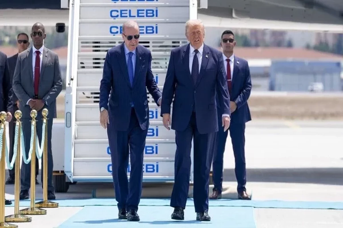 Эрдоган встретил Трампа в Анкаре ВИДЕО