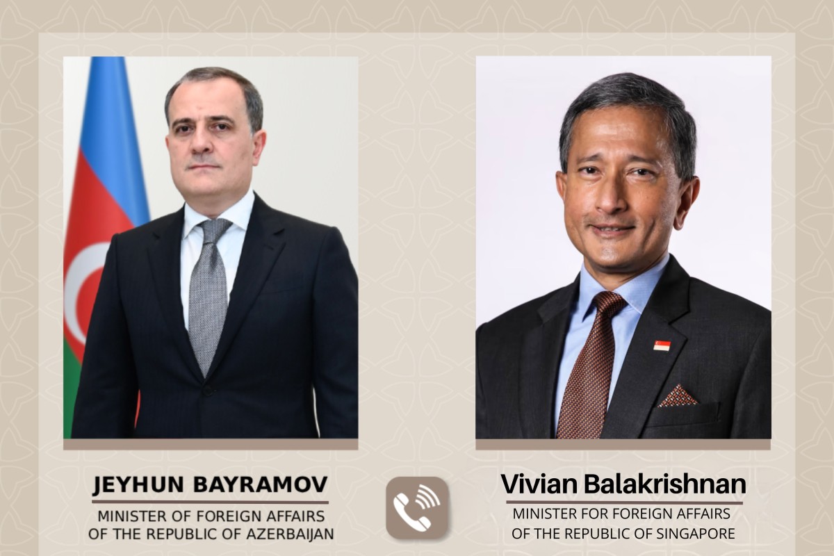 Ceyhun Bayramovla Sinqapur XİN rəhbəri danışdılar - NƏLƏR MÜZAKİRƏ OLUNDU?