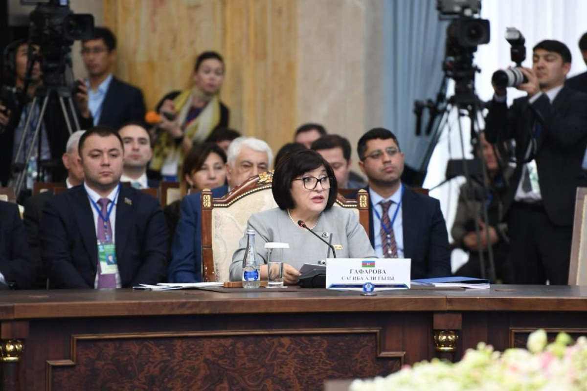 Speaker of Azerbaijan's Parliament delivers speech at CIS IPA Plenary Sitting