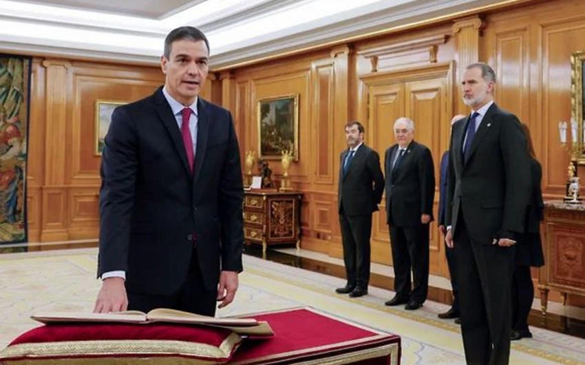 Re-elected Prime Minister of Spain sworn in