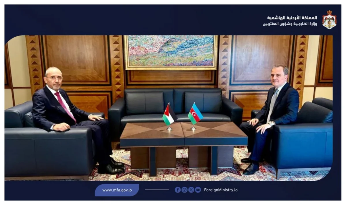 Azərbaycan və İordaniya XİN başçıları DANIŞIQLAR APARIR