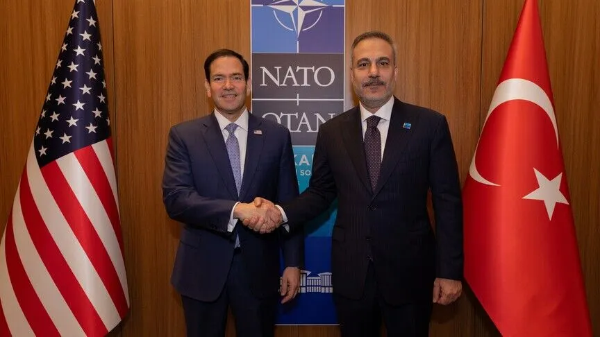 Turkish FM Fidan Meets US Secretary of State Rubio on NATO Summit Sidelines