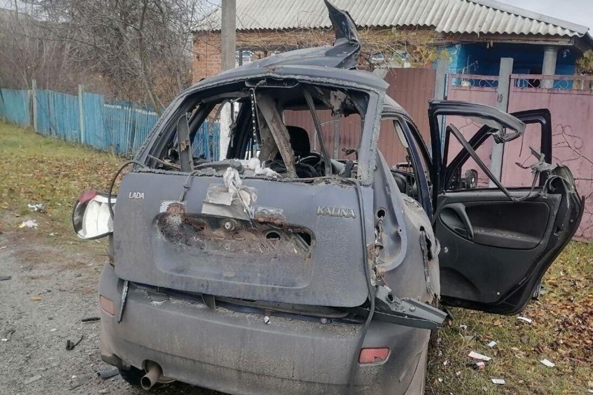 В Белгородской области произошёл взрыв в автомобиле, один человек погиб