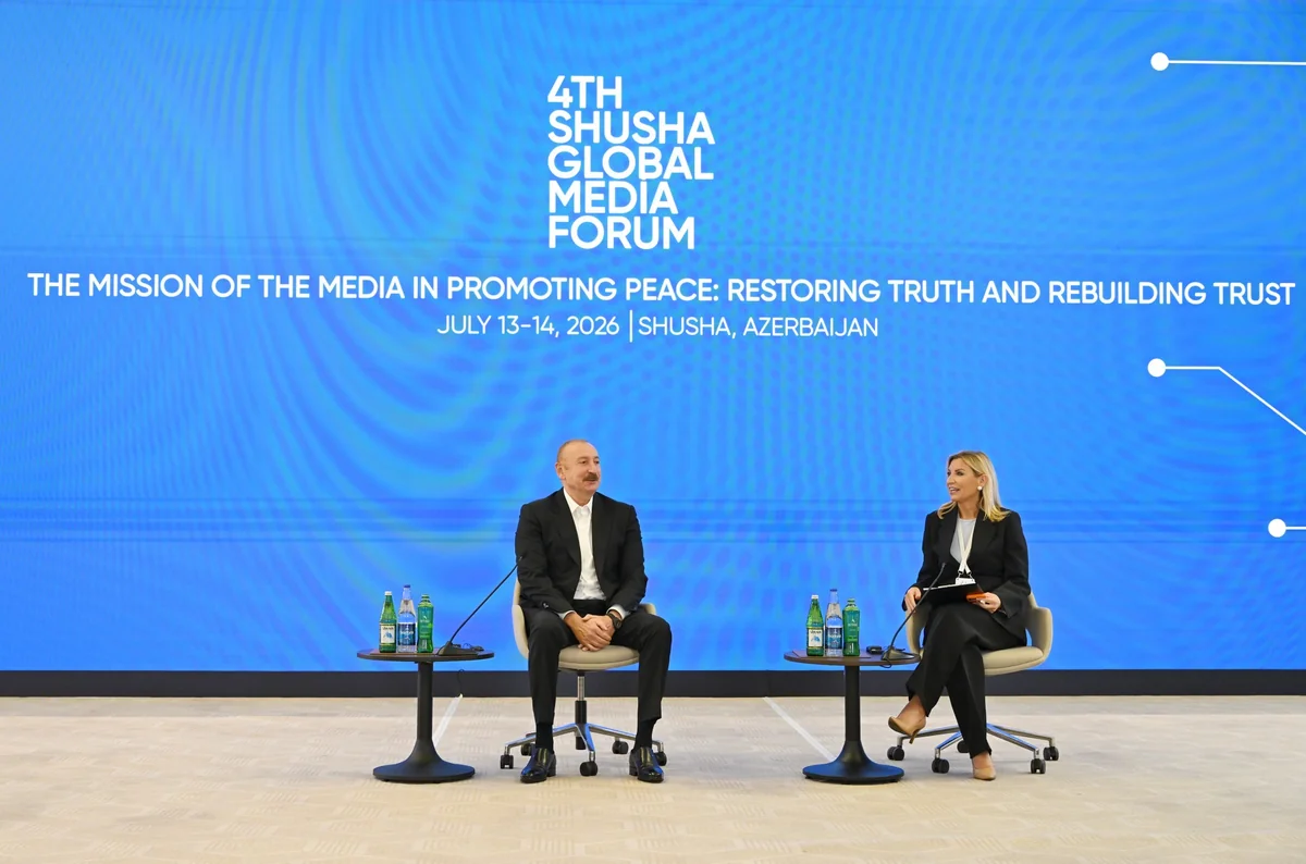 Ilham Aliyev attends opening of 4th Shusha Global Media Forum | PHOTOS
