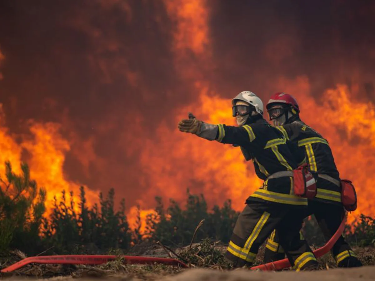 France battles major wildfire near Paris as heat wave continues