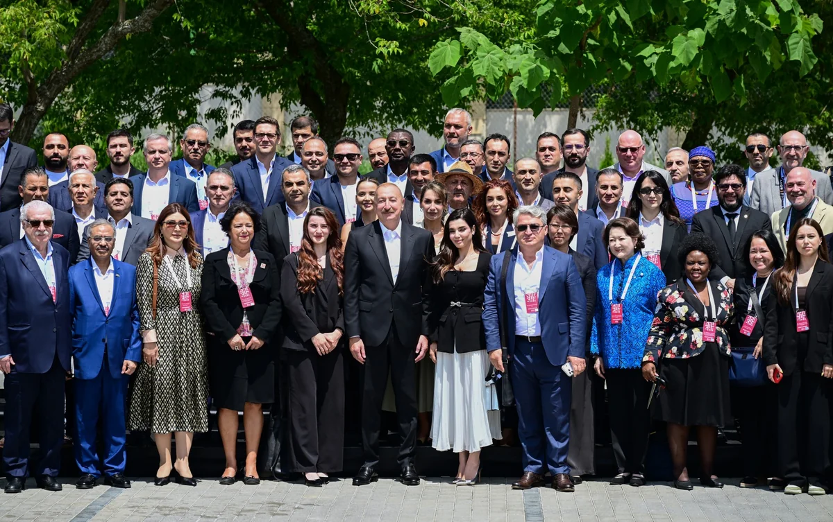 President Ilham Aliyev's social media accounts shared video on 4th Shusha Global Media Forum