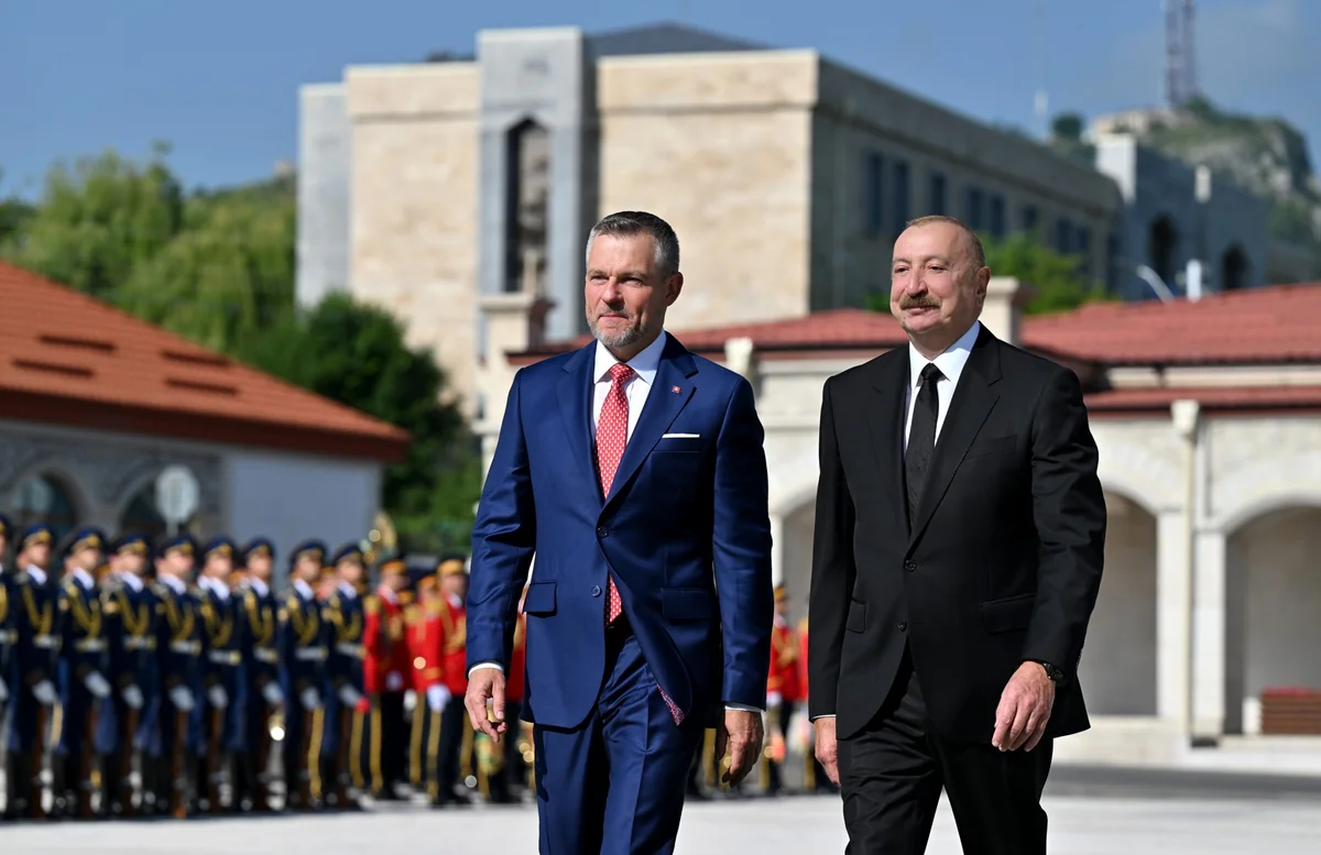 Shusha Hosts Official Welcome Ceremony for Slovak President Peter Pellegrini | PHOTOS