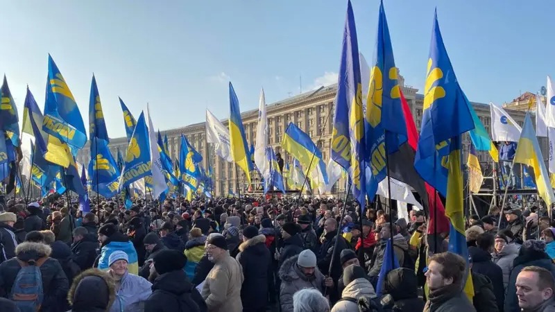 В Украине прошли акции протеста