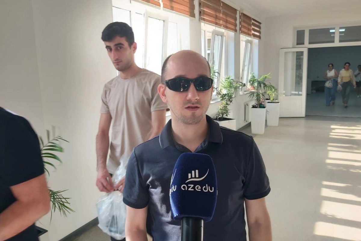 Görmə məhdudiyyətli namizəd MİQ-də topladığı balla TƏƏCCÜBLƏNDİRDİ