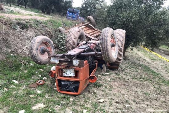 Şamaxı sakini traktorun altında qalaraq öldü