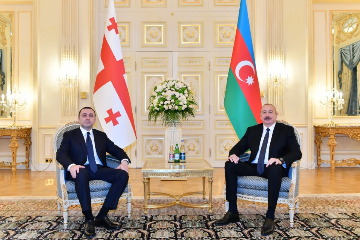 President of Azerbaijan met with Georgian Prime Minister