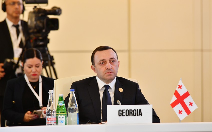 Garibashvili: Georgia and Azerbaijan working to improve Middle Corridor