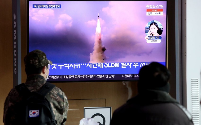 Yaponiya və Cənubi Koreya KXDR-in kəşfiyyat peyki ilə raket buraxmasını pisləyib
