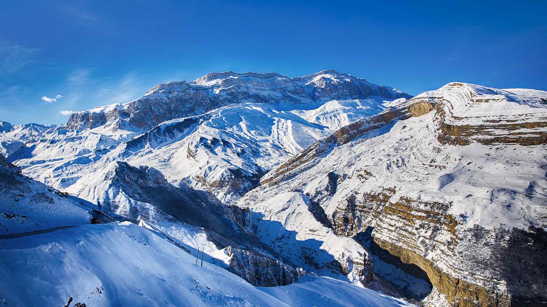 Azərbaycanda FAKTİKİ HAVA - Şahdağda qar yağıb