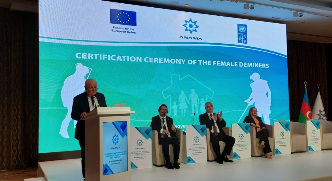 "Women's participation in demining is an indicator of gender equality" - Umud Mirzayev - VIDEO