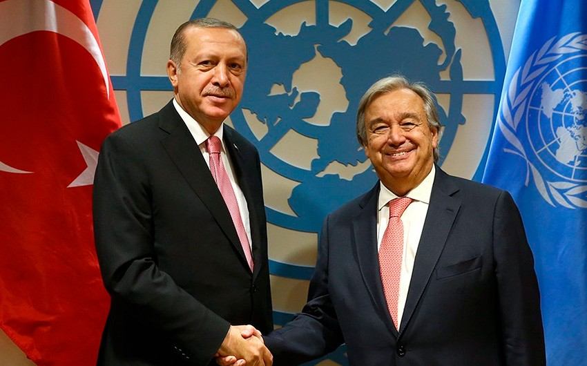 Erdogan, Guterres hold phone conversation