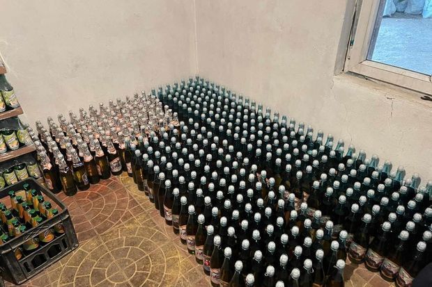 В Агстафе выявлено предприятие по производству поддельных напитков -ФОТО
