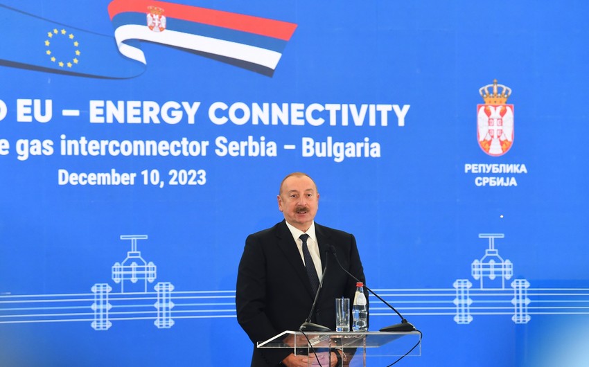 President: 'Projects proposed and executed on our part have significantly reshaped energy map of Eurasia'