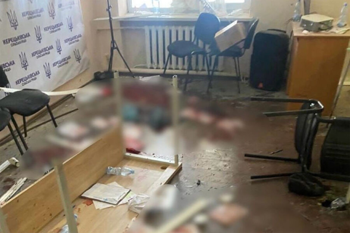 One killed, another 26 injured as MP detonates a grenade at a meeting in Ukraine -VIDEO