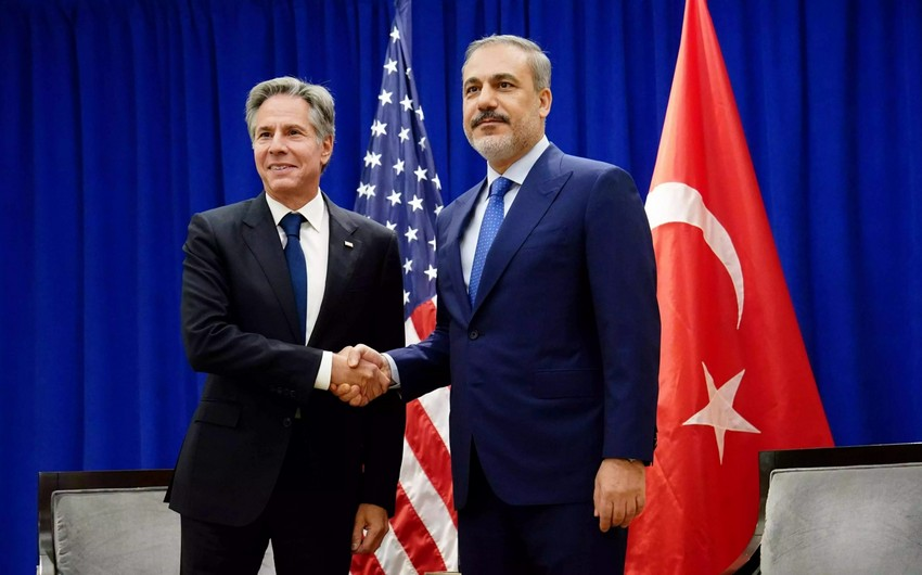 Meeting between Turkish FM and US Secretary of State ends