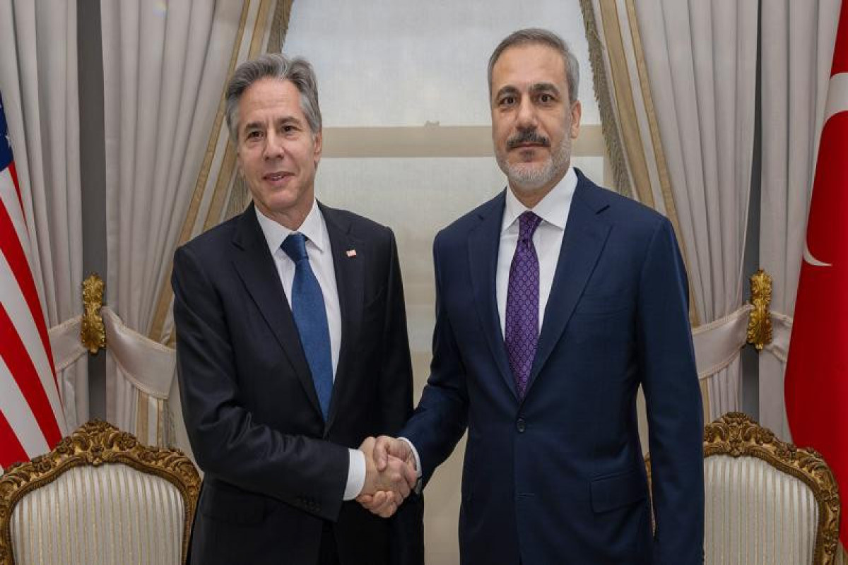 Turkish FM, U.S. Secretary of State discussed Azerbaijan-Armenia peace negotiations during meeting