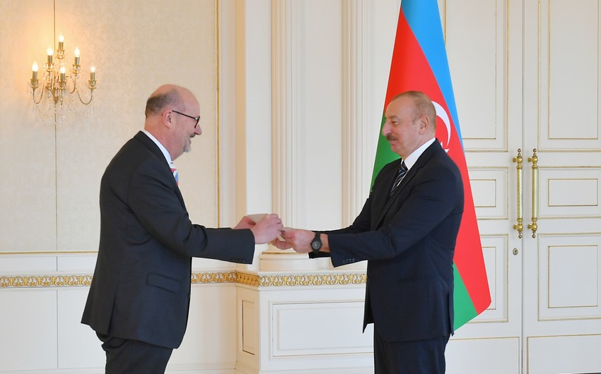President Ilham Aliyev accepts credentials of incoming ambassador of Luxembourg to Azerbaijan