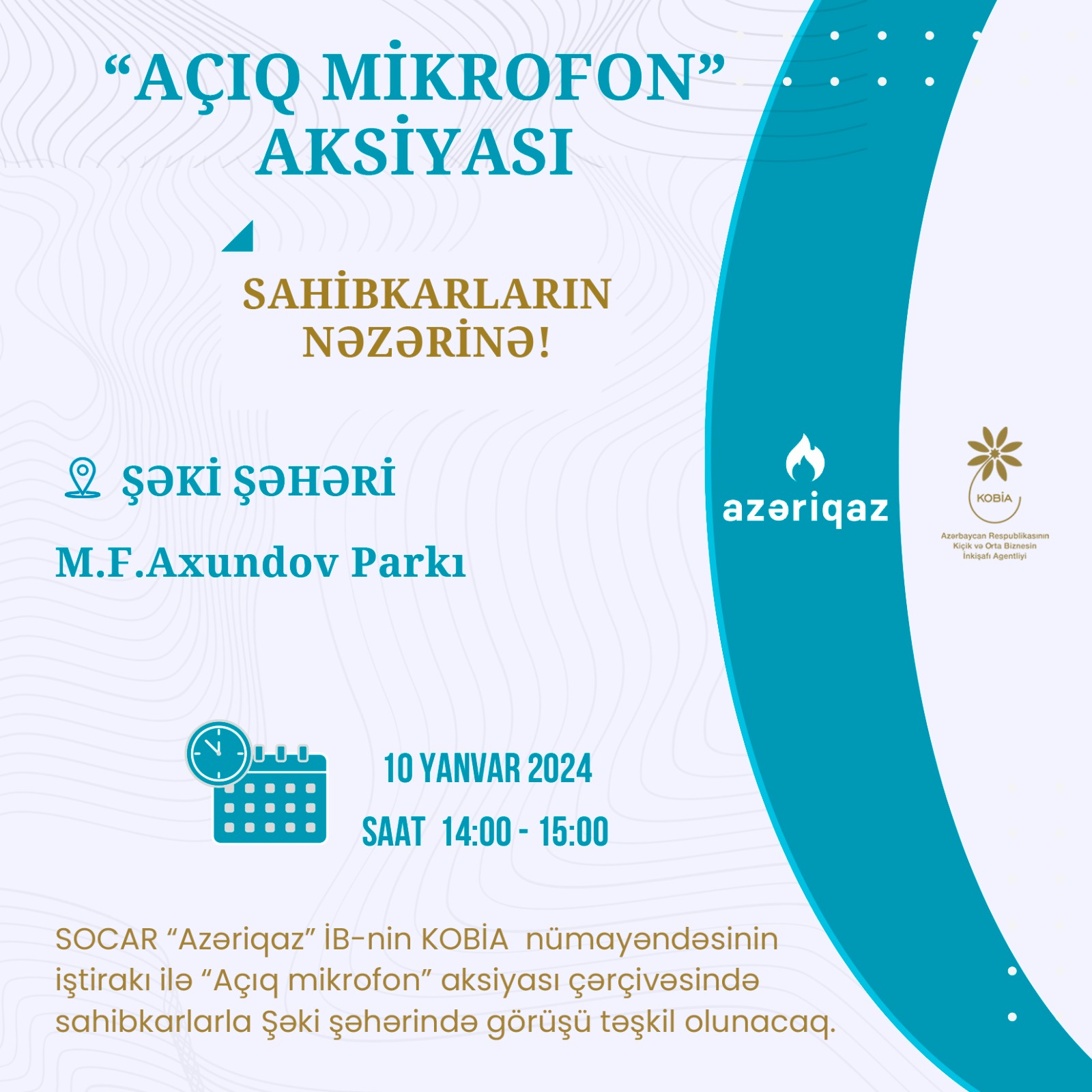 Sahibkarlarla növbəti görüş Şəki şəhərində keçiriləcək