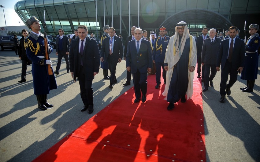 President of UAE Sheikh Mohamed bin Zayed Al Nahyan concludes his official visit to Azerbaijan