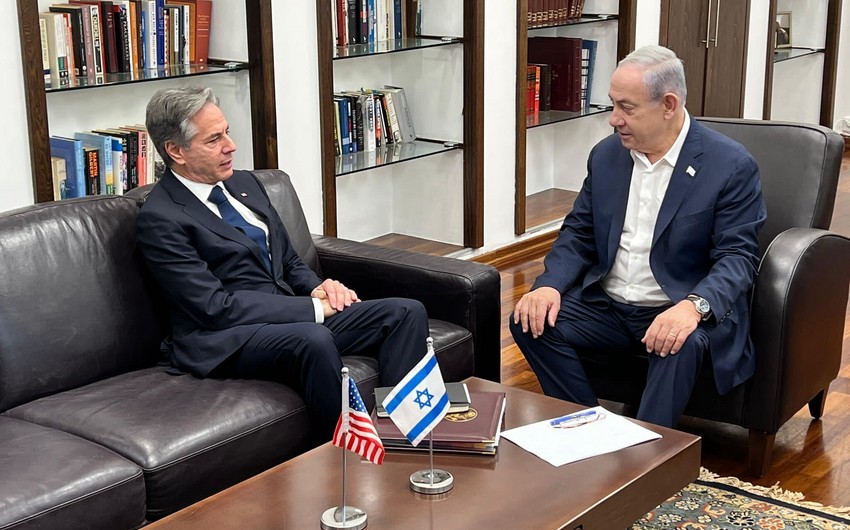 Blinken meets with Netanyahu