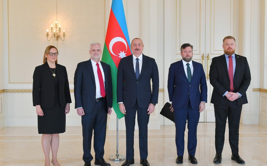 President Ilham Aliyev receives credentials of incoming ambassador of US to Azerbaijan