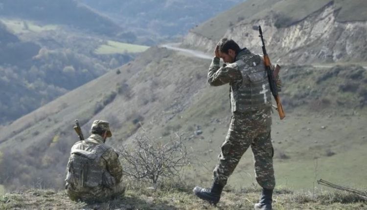 The Armenian army in Karabakh raised The White Flag