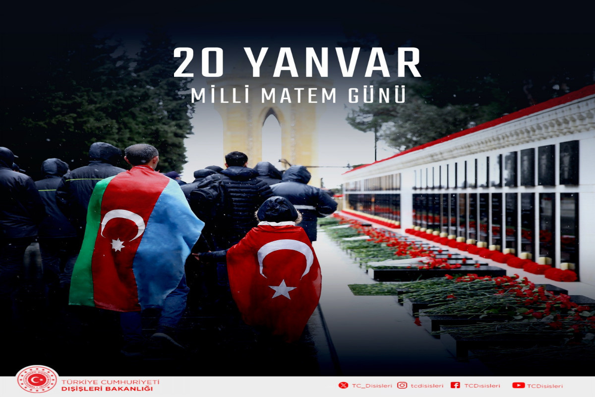 Türkiye MFA makes post on 20 January tragedy