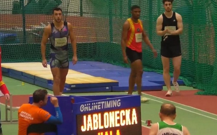 Azərbaycan atleti Çexiyada lisenziya xarakterli yarışda gümüş medal qazanıb