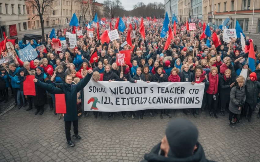 Close to 9,500 teachers at 330 schools on strike in Estonia from Monday