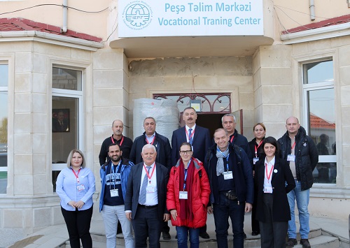 OSCE Observers Explore Tartar Regional Vocational Training Center in Anticipation of Upcoming Presidential Elections