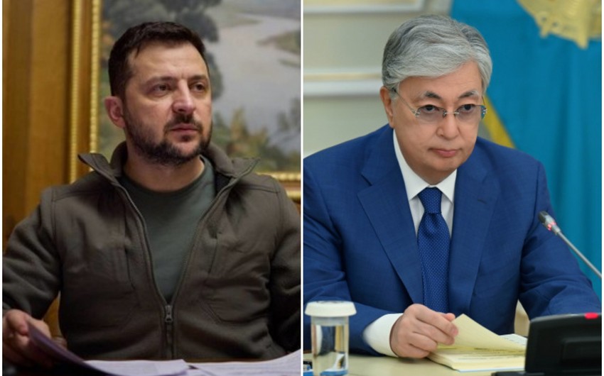 Ukrainian, Kazakh presidents hold phone conversation