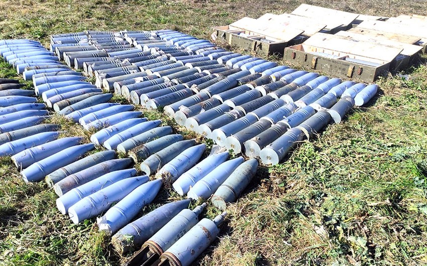 Artillery shells found in Khojaly