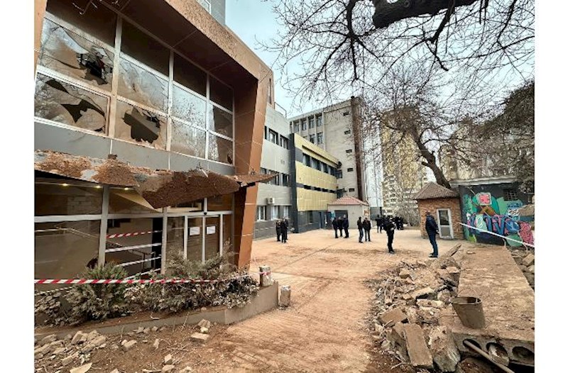 Qazanxanadakı partlayışda Milli Məclisin Mətbəəsi də ziyan gördü -FOTO