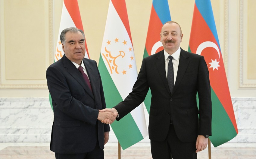 President of Tajikistan congratulates Ilham Aliyev for his victory at the elections