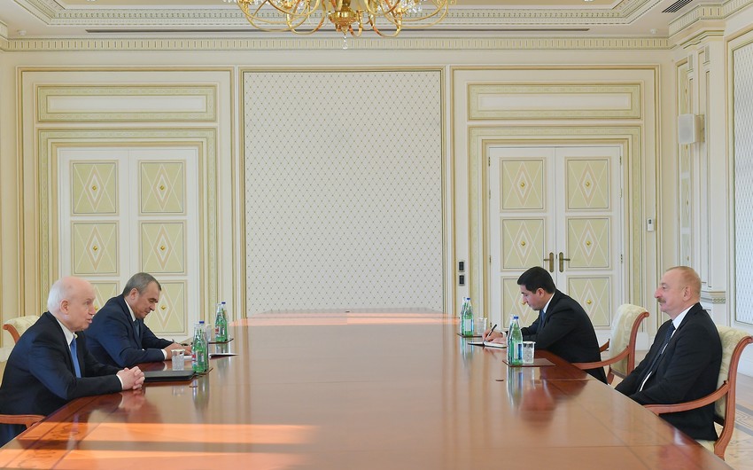 President Ilham Aliyev receives Secretary General of Commonwealth of Independent States