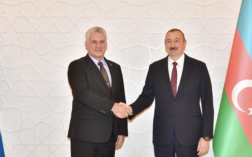 Cuban President congratulates Ilham Aliyev on his victory in election