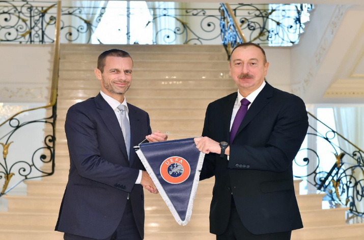UEFA President congratulates Azerbaijani President Ilham Aliyev
