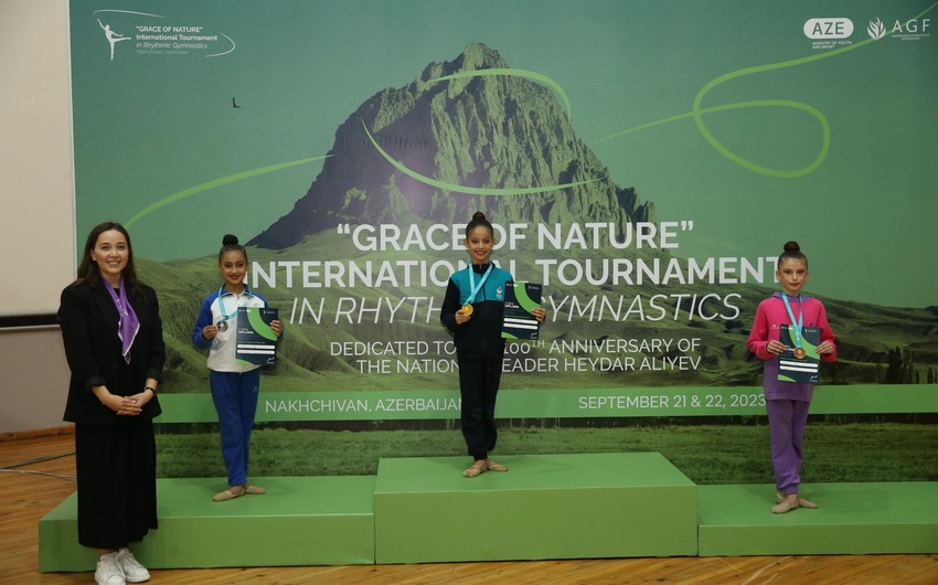 Naxçıvanda bədii gimnastika üzrə beynəlxalq turnir keçirilib